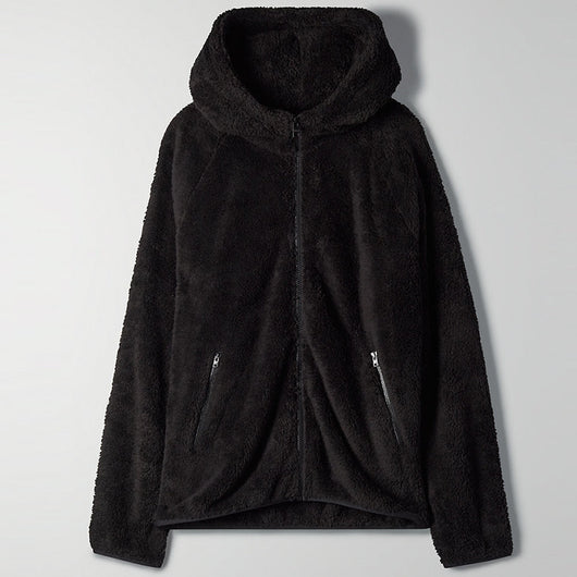 Sudadera con Capucha de Forro Polar de Color Sólido - Image 9