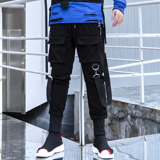 Pantalón Cargo Hip-hop Suelto Multibolsillos - Estilo Urbano Casual - Image 10