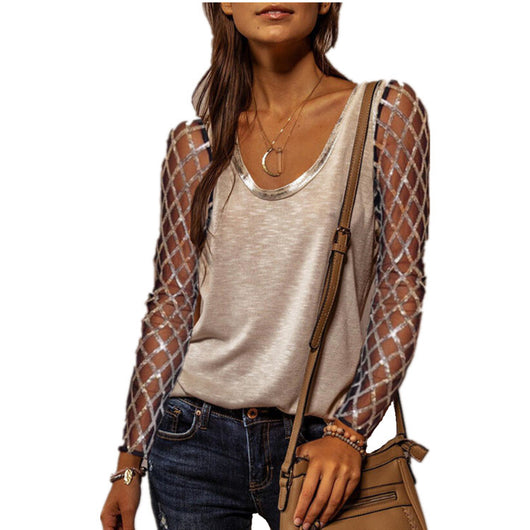 Blusa Suelta de Manga Larga Color Sólido - Estilo Urbano Casual - Image 7