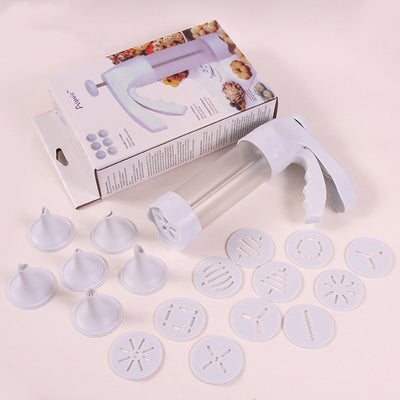 Pistola Decoradora de Galletas con 12 Boquillas y 6 Accesorios de Crema - Image 6
