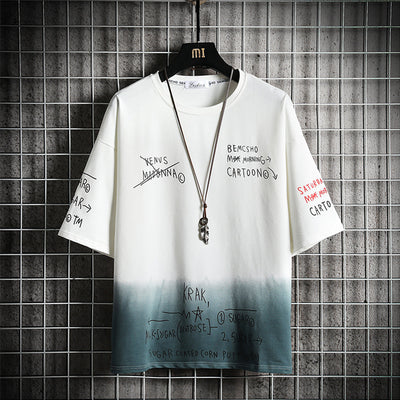 Camisa Básica Suelta de Manga Corta para Hombre - Versátil y Cómoda - Image 8