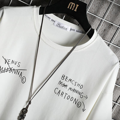 Camisa Básica Suelta de Manga Corta para Hombre - Versátil y Cómoda - Image 2