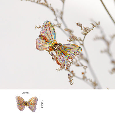Decoración de Uñas Hada Mariposa con Diamantes Brillantes - Image 15