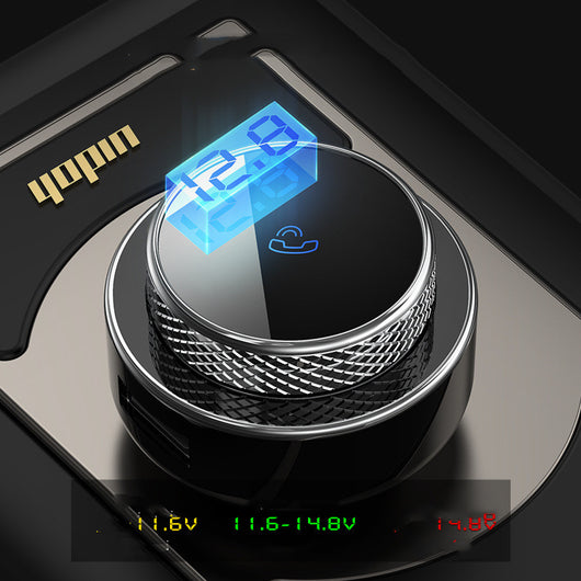 Transmisor FM Bluetooth para Auto con Cargador Rápido y Reproductor MP3 - Image 9