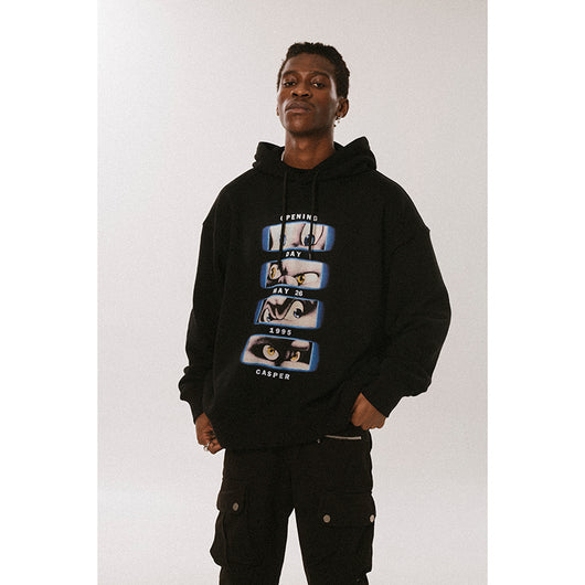 Sudadera con Capucha FORTUNE AND FAME para Hombre - Diseño Oversized Parejas Otoño - Image 7