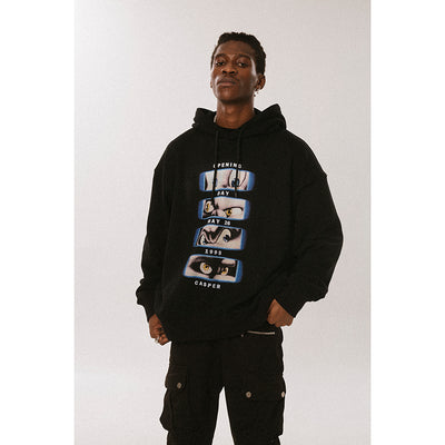 Sudadera con Capucha FORTUNE AND FAME para Hombre - Diseño Oversized Parejas Otoño - Image 2