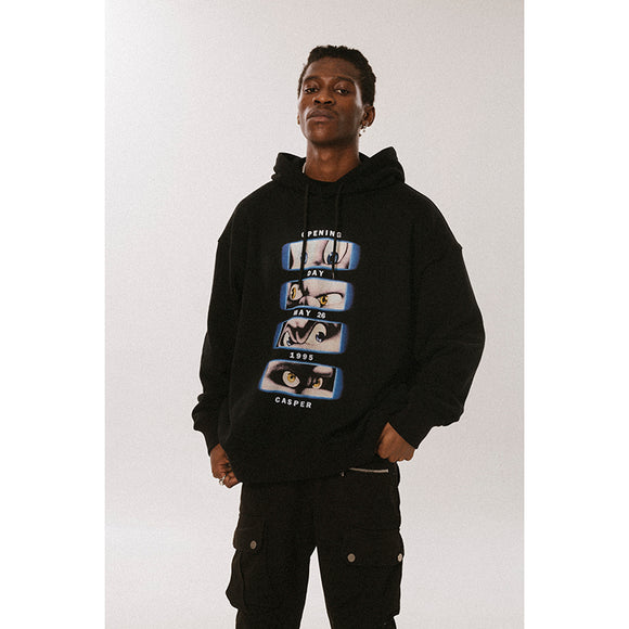 Sudadera con Capucha FORTUNE AND FAME para Hombre - Diseño Oversized Parejas Otoño