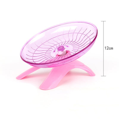 Rueda Silenciosa para Hámster y Animales Pequeños - Disco Volador Dorado - Image 11