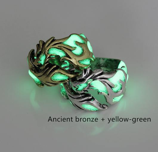 Anillo Luminoso Unisex Dragón Que Brilla en la Oscuridad - Hipoalergénico - Image 8