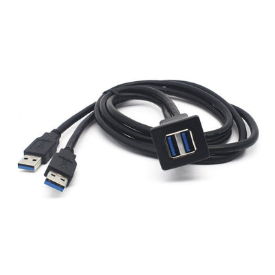 Cable USB 3.0 Dual Puerto Resistente al Agua para Auto - Image 9