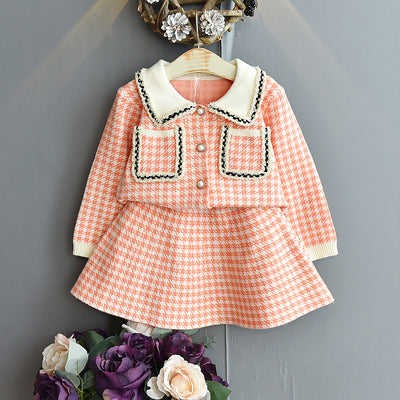 Conjunto de Falda y Blusa Dos Piezas Otoño-Primavera para Mujer