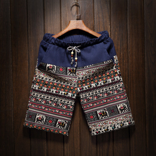 Pantalones Cinco Bolsillos con Bordado Floral Hawaiano - Image 10