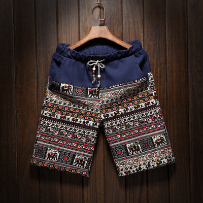 Pantalones Cinco Bolsillos con Bordado Floral Hawaiano - Image 4