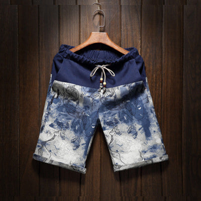 Pantalones Cinco Bolsillos con Bordado Floral Hawaiano - Image 5