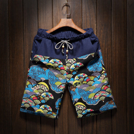 Pantalones Cinco Bolsillos con Bordado Floral Hawaiano - Image 2