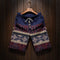 Pantalones Cinco Bolsillos con Bordado Floral Hawaiano