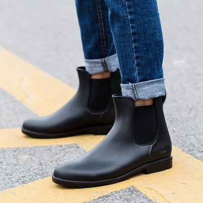Botas de Lluvia Chelsea Impermeables para Hombre - Estilo Moderno y Protección Total - Image 11