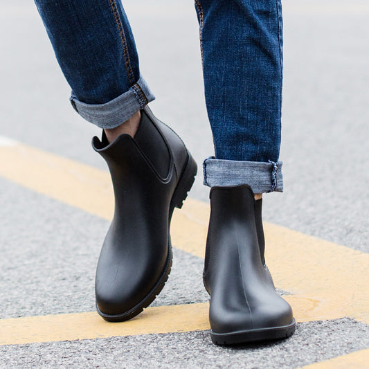 Botas de Lluvia Chelsea Impermeables para Hombre - Estilo Moderno y Protección Total