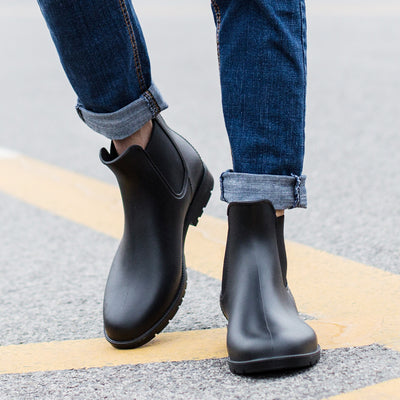 Botas de Lluvia Chelsea Impermeables para Hombre - Estilo Moderno y Protección Total