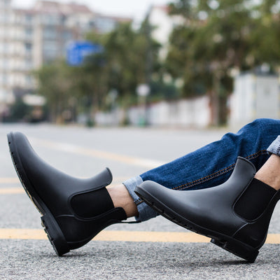 Botas de Lluvia Chelsea Impermeables para Hombre - Estilo Moderno y Protección Total - Image 5
