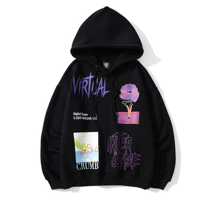 Sudadera Estampada con Capucha y Forro Polar - Image 9