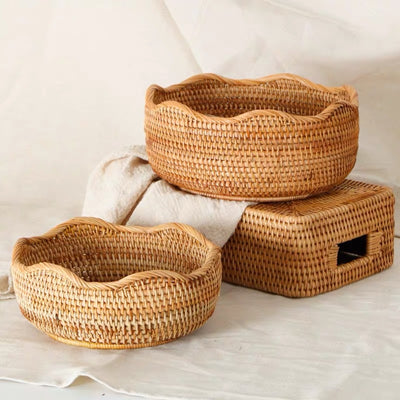 Canasta Tejida de Ratán para Frutas, Dulces y Snacks - Image 10