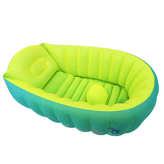 Bañera Inflable Plegable para Bebé con Diseño Floral - Image 9