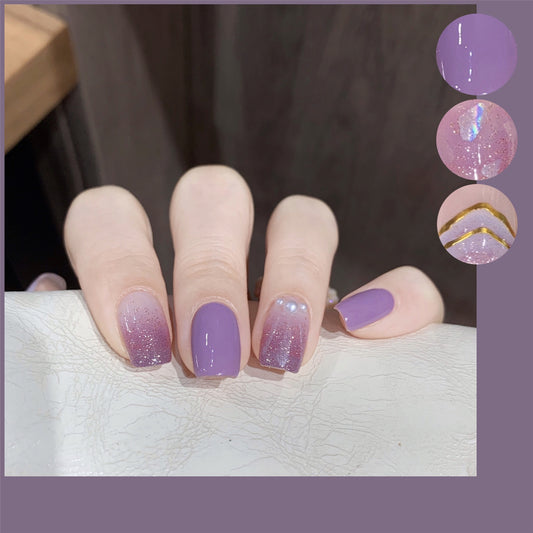 Pegatinas de Uñas Luminosas Efecto Gel Resistente al Agua