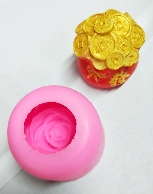 Molde de Silicona 3D para Jabones Artesanales con Diseño de Rosa - Image 2