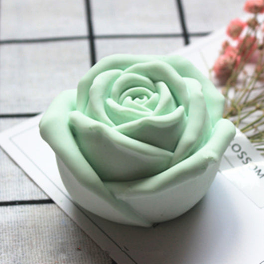 Molde de Silicona 3D para Jabones Artesanales con Diseño de Rosa