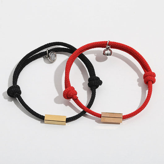 Pulsera de Pareja Magnética Personalizada Amor Eterno Acero Inoxidable - Image 11