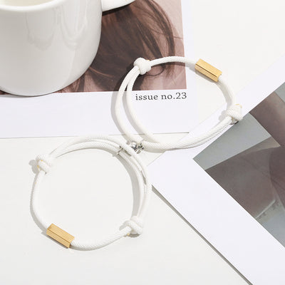Pulsera de Pareja Magnética Personalizada Amor Eterno Acero Inoxidable - Image 14