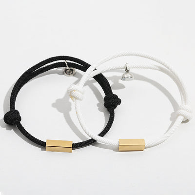 Pulsera de Pareja Magnética Personalizada Amor Eterno Acero Inoxidable - Image 8