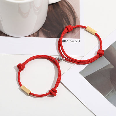 Pulsera de Pareja Magnética Personalizada Amor Eterno Acero Inoxidable - Image 7