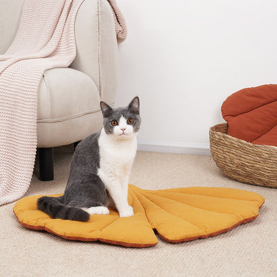 Cama Ortopédica para Perros y Gatos - Colchoneta Lavable en Forma de Hoja - Image 3