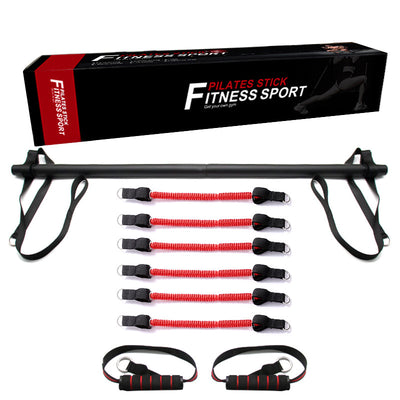 Kit de Barra Pilates con Bandas de Resistencia - Gimnasio Portátil para Casa - Image 5
