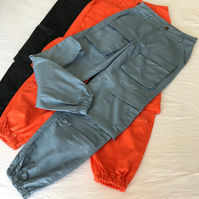Overol Mujer Cintura Alta Bolsillos Múltiples Estilo Boyfriend Casual - Image 20