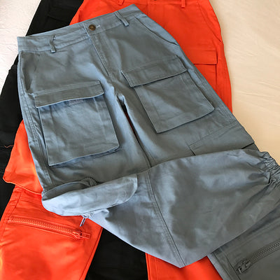 Overol Mujer Cintura Alta Bolsillos Múltiples Estilo Boyfriend Casual - Image 19
