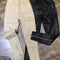 Pantalones de Cuero con Cintura Elástica y Cierre de Cremallera
