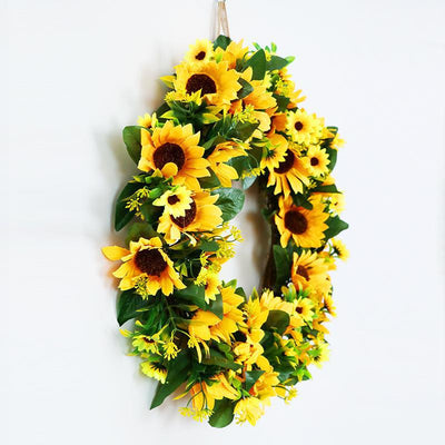 Guirnalda de Girasoles Artificiales para Puerta y Decoración del Hogar - Image 8