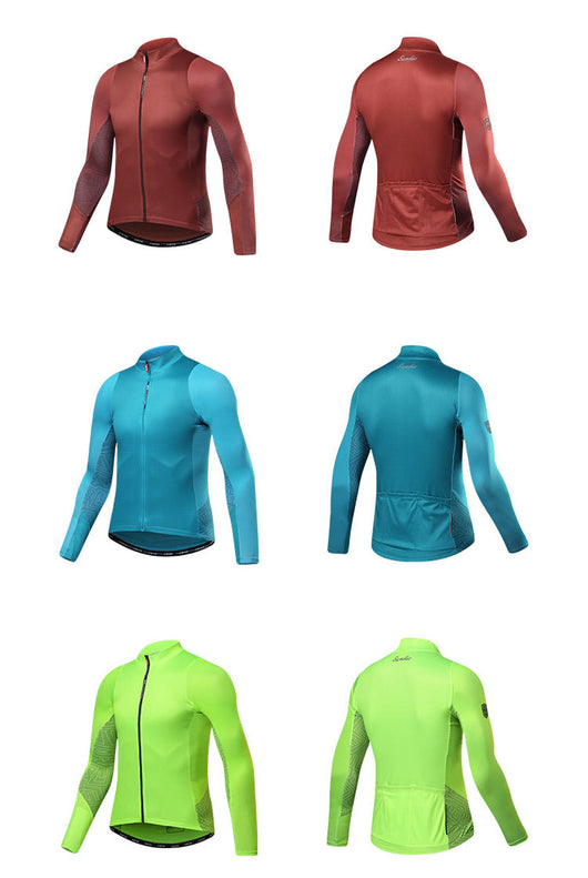Maillot Ciclismo Manga Larga Anti-Fricción Primavera-Verano - Image 14