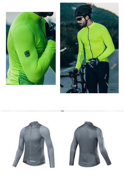 Maillot Ciclismo Manga Larga Anti-Fricción Primavera-Verano - Image 13