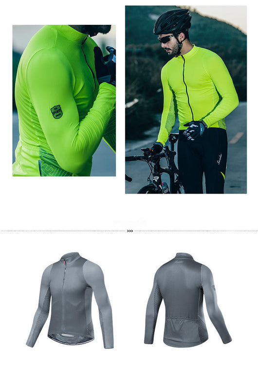 Maillot Ciclismo Manga Larga Anti-Fricción Primavera-Verano - Image 13