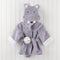 Bata Toalla Yukata Infantil Absorbente con Diseños Kawaii