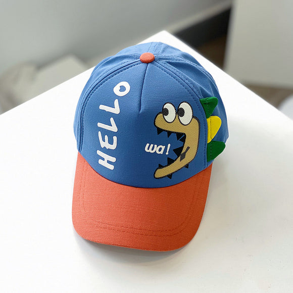 Gorra de Béisbol para Niños con Dibujos Animados y Combinación de Colores