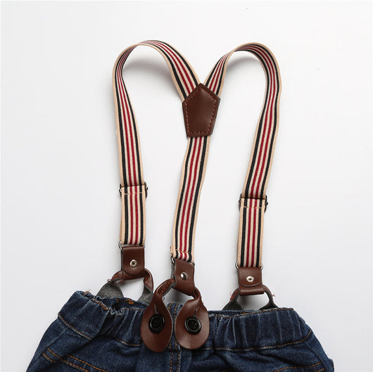 Traje de Pantalón Cuadros para Niño Estilo Caballero Primavera Otoño - Image 10
