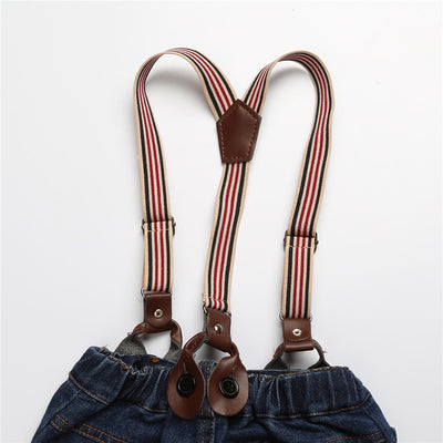 Traje de Pantalón Cuadros para Niño Estilo Caballero Primavera Otoño - Image 3