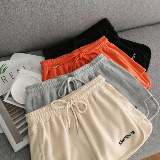 Shorts Deportivos Anchos con Bordado para Mujer - Pantalones Sueltos Casuales para Yoga y Running - Image 10