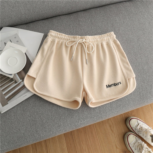 Shorts Deportivos Anchos con Bordado para Mujer - Pantalones Sueltos Casuales para Yoga y Running - Image 5