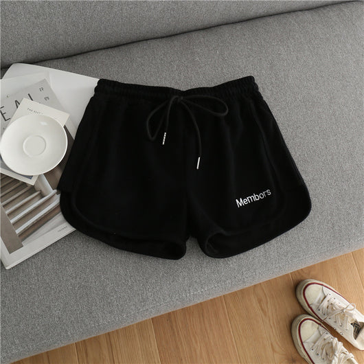 Shorts Deportivos Anchos con Bordado para Mujer - Pantalones Sueltos Casuales para Yoga y Running - Image 6